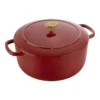 Ballarini Gietijzeren Braadpan 26 Cm / 5,5 L, Rond, Rood -Kook Warm Verkoopwinkel 75003 563 0 000001177