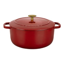 Ballarini Gietijzeren Braadpan 26 Cm / 5,5 L, Rond, Rood -Kook Warm Verkoopwinkel 75003 563 0 000001189