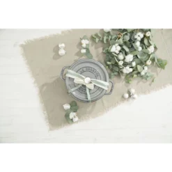 Staub Gietijzeren Braadpan 22 Cm / 2,5 L, Rond, Grafietgrijs -Kook Warm Verkoopwinkel 750047380