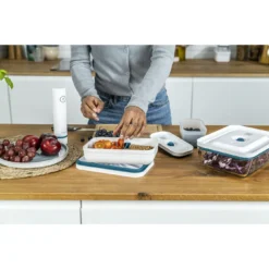 Zwilling Vacuümdoos S, Kunststof, Semitransparan-La-Mer Blauw -Kook Warm Verkoopwinkel 750052066