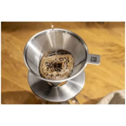 Zwilling Pour Over-koffiefilter, 18/10 Roestvrij Staal -Kook Warm Verkoopwinkel 750059240