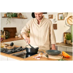 Ballarini Gietijzeren Braadpan 20 Cm / 2,5 L, Rond, Zwart -Kook Warm Verkoopwinkel 750060369