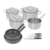 Demeyere Kookgerei- En Messenset, 9-Delig -Kook Warm Verkoopwinkel 9 delige startset 00016 SET BE