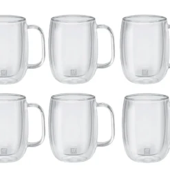 Zwilling Dubbelwandig Koffieglazen Set, 6-Delig