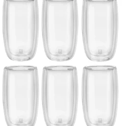 Zwilling DUBBELWANDIG LATTE MACCHIATO GLAZENSET, 6-DELIG